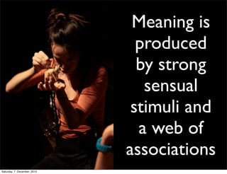 Sensual Meaning